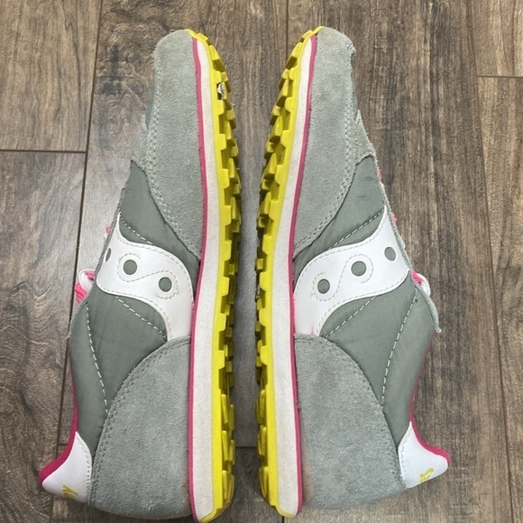 Saucony Originals Jazz Low Pro Retro Suede and Nylon  Sneakers Size 9 - Picture 6 of 10